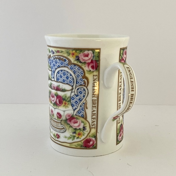 Crown Trent China Limited, Made In England Breakfast Mug Cup Floral Teapot - Picture 6 of 12
